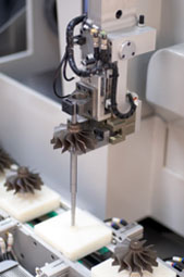 impeller-grinding-2 Impeller grinding machine at work